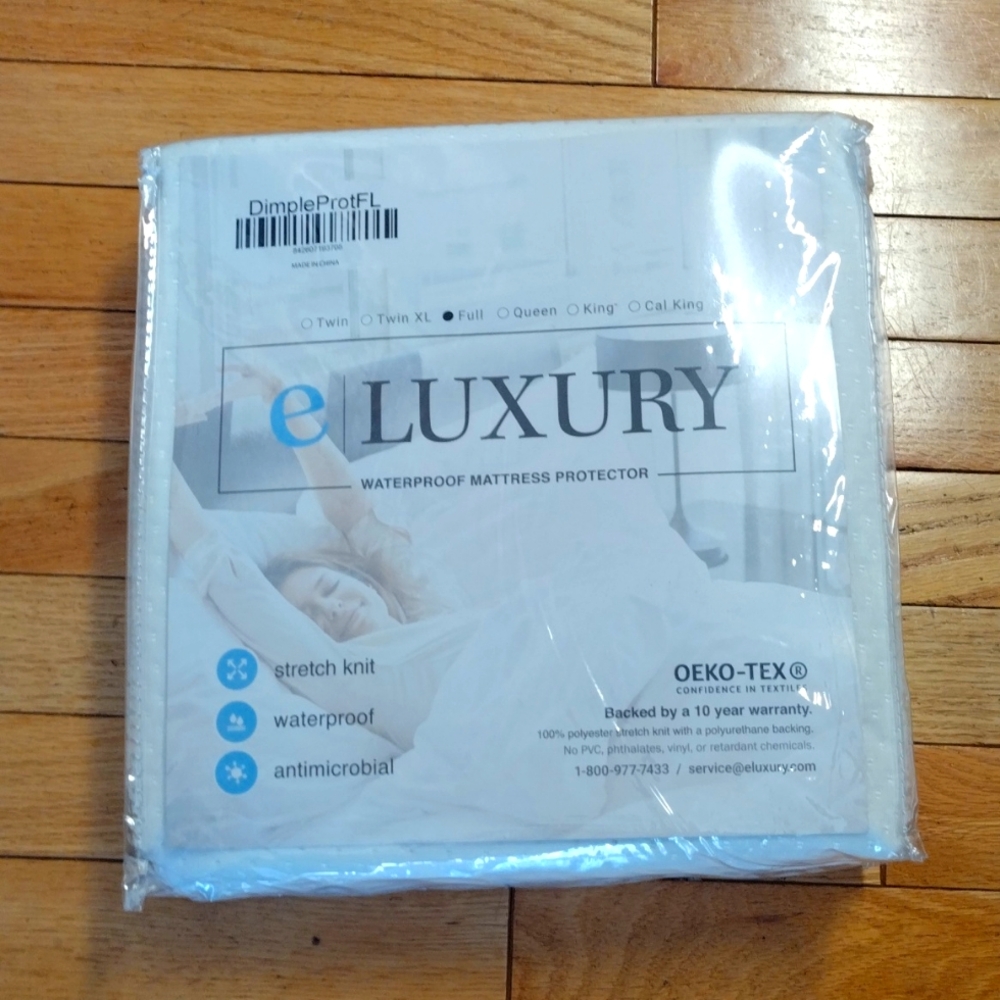 -E Luxury waterproof mattress protector/stretch knit/waterproof/antimicrobial